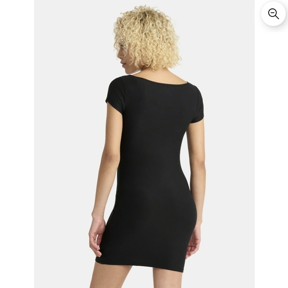 Classic Black T-shirt Dress - Picture 2 of 7